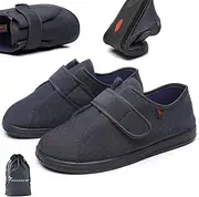 WEEOATAR Post-op Shoes,Diabetic Shoes,Slip-on Shoes Adjustable Orthopedic Recovery Shoe,Closed Toe with Magic Stickers