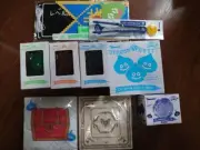 DRAGON QUEST Goods lot Slime glass mini plate bulk sale