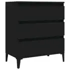Wooden Drawers Sideboard Cabinet Storage Chest Dresser Nightstand Table Black
