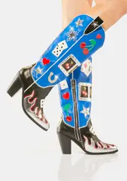 [dELiA*s by Dolls Kill] No Luck Needed Cowboy Boots