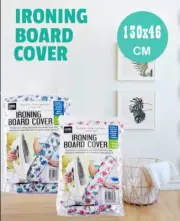 130 x 46CM Ironing Board Printed Cover Color Wrinkle Free Smooth Soft Surface