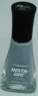 1 Sally Hansen Insta-Dri Fast Dry Nail Color Nail Polish SHOW STEEL-ER 370 / 476