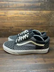 Vans Old Skool Black Shoes Men's Size Low Top Casual SB White Canvas VN0A3WKT9XJ