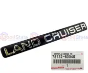 Genuine Toyota LandCruiser HDJ100 FZJ105 Back License Plate Lamp Badge Emblem