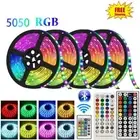 5-20M RGB LED Strip Lights Wifi Smart Bluetooth Music Remote Control 12V Power
