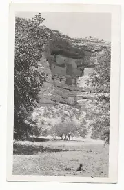 35 - REAL PHOTO POSTCARD CLIFF DWELLINGS NEW MEXICO 1930's, Unused!