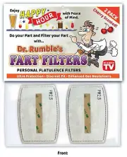 HAPPY HOUR - FART FILTER Joke Gag - Bar Mancave Birthday Gift CHERRY - AIR PM2.5