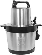 Mini Food Chopper, 6L Capacity Stainless Steel Bowl Electric Meat Grinder, 1000W Mini Food Chopper，for Meat, Onion, Vegetable, Nut, Mini Kitchen Food Blender Chopper, Commercial Meat Blender