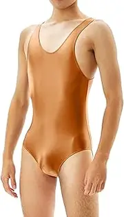 [Generic] Need Speed Merchandise Men's Bag Glossy Silky Jumpsuit Tight Sexy European Plus Size Video Download