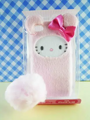 【震撼精品百貨】Hello Kitty 凱蒂貓 HELLO KITTY iPhone4手機殼-粉豹 震撼日式精品百貨