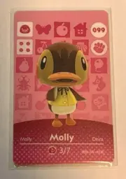 Animal Crossing New Horizons Amiibo: Molly #099 NFC Tag FREE SHIPPING!
