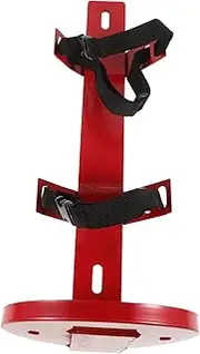 GLEAVI Vehicle Mounted Fire Extinguisher Rack Fire Extinguisher Wall Bracket Heavy Duty Vehicle Bracket Universal Fire Extinguisher Holder Fire Extinguisher Bracket Fire Bracket Red Iron