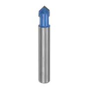 Router Bit 1/4" Dia 1/4" Shank 90 Degree V Type End Mill Edge Trimmer
