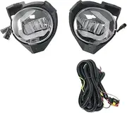 Car Fog Light Assembly Compatible With Toyota For Hilux 2008 2009 2010 2011 Pair Front Bumper Fog Lights Driving Lamp With Dynamic Turn Signal Daytime Running Light