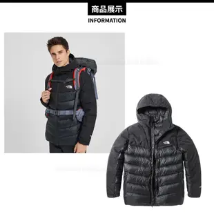 The North Face 男 800FP局部防水羽絨外套《黑》3KTD/羽絨衣/保暖外套 (8.5折)