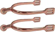 Prince of Wales Spurs Rose Gold With Small Disc Rowels Ladies