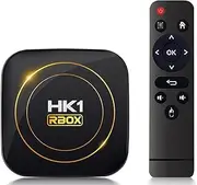 CHROX Android 12.0 TV Box, HK1 H8S Allwinner H618 Quad Core 4GB RAM 64GB ROM Support 2.4Ghz/5.0Ghz WiFi BT5.0 10/100M Ethernet 4K HDMI 2.0 DLNA 3D Smart TV Box,2gb+16gb