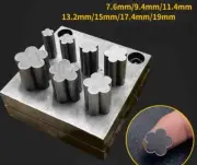 1SET Jewelry Sheet Metal Disc Cutter Set Mold Cutting Punching Cross/Water Drop