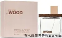 在飛比找Yahoo!奇摩拍賣優惠-【現貨】DSQUARED2 SHE WOOD 同名女性淡香精