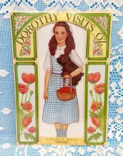 VTG Dorothy Visits Oz PAPER DOLL & 12 OUTFITS Wizard of Oz Retold by Peck-Gandre