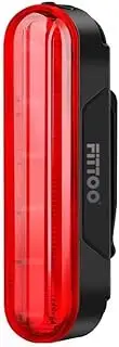 FITTOO Bike Bicycle Light Set, Bike Front Light & Tail Light, USB Rechargeable, Bike Safety Head Light, Rear Bike Safety Light, Waterproof Cycle Light