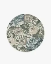 185' Round | Machine Washable Runner Rug | Kid & Pet Friendly | Indoor Rug | Camellia Jade Tufted Rug | Ruggable