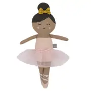 Living Textiles Gabriella the Ballerina Baby/Newborn/Infant Cotton Knitted Toy