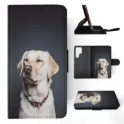 FLIP CASE FOR SAMSUNG GALAXY|CUTE LABRADOR RETRIEVER DOG