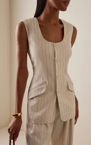 [Favorite Daughter] Exclusive The Diana Twill Vest