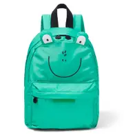 [Stella McCartney Kids] Stella McCartney Kids Printed canvas backpack One Size green