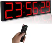 26'' Huge Digital Wall Clock, Home Gym Interval Workout Timers, with Countdown,
