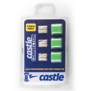 011-0075-00 Castle Creations Polarized Castle Connectors - 4.0mm Male Multi-Pack