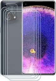 FZYM (4-Pack) Screen Protector for Oppo Find X5 Pro, Anti Scratch 9H Hardness Protective Film Premium HD Clarity Tempered Glass Friendly Designed for Oppo Find X5 Pro (6.7")