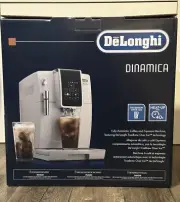 De'Longhi Dinamica Automatic Coffee & Espresso Machine TrueBrew White ECAM35020W