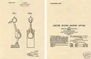 Vintage DRINKING BIRD PATENT Art Print READY TO FRAME!!!!!! HAPPY Water Bobbing