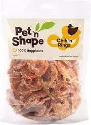 Chik 'N Rings – Natural Chicken Breast Jerky Dog Treats, 2 Pound