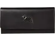 Radley London Heritage Dog Glitter Large Matinee Flapover Color Black NIP