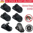 6pcs Plastic Mouse Traps Trap Reusable Mice Rat Snare Snap Catcher Rodent Indoor