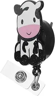 NAMOARLY Retractable Badge Holder for Nurses and Doctors Multi Function Id Card Buckle Cute Easy Access for Office School and Events