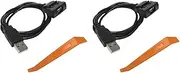 Binxind 2X Car RCD510 RCD315 CD Changer USB Interface Adapter Audio 4Pin Connector Cable for 2011 2007