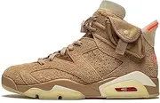 [Nike] Jordan Mens Air 6 Retro DH0690 200 Travis Scott - British Khaki - Size