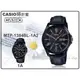 CASIO 時計屋 手錶專賣店 MTP-1384BL-1A2 紳士指針男錶 皮革錶帶 防水50米 日/星期顯示 MTP-1384BL