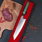 Kiritsuke Knife 67 Layers Japanese Damascus Steel G10 Handle Chef Beef Slicing L