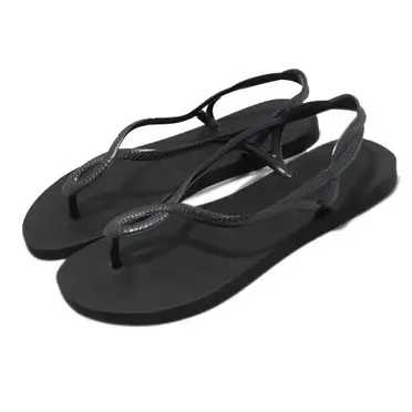 Havaianas哈瓦仕 拖鞋 涼鞋 巴西 女鞋 黑 4129697-0090W Luna