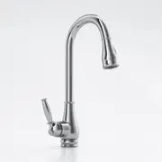 Chrome Kitchen Mixer Tap Pull Out Mixer Tap 360 Degree Swivel Spout Watermark WELS