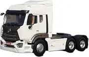 Die Casting 1:24 for SinoTRUK HOWO-NX MAX Tractor Head Alloy Truck Model Simulation Miniature Vehicle Model Decorative Collection Presents Ornaments(A)