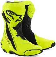 Alpinestars Supertech R Motorcycle Boots, black-yellow, Size 45 for Men Black Yellow