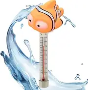 Water Temperature Gauge - Accurate Readings Floating Pool Thermometer | Animal Design Water Temperature Thermometer | Floating Pool Temperature Gauge for Bathtubs, Spas and Aquarium