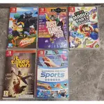 NS遊戲出租 瑪利歐派對、JUST DANCE、SPORT運動、健身環大冒險、雙人成行 SWITCH