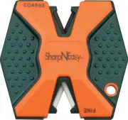 AccuSharp Orange/Green Sharp-N-Easy 2 Stage Coarse/Ceramic Knife Sharpener 335CD